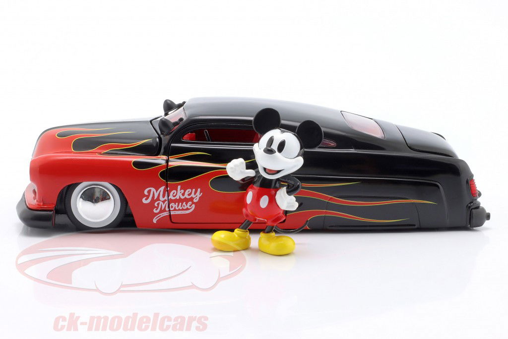 Mercury Coupe Ano de construção 1951 Mickey Mouse com figura 1:24 Jada Toys