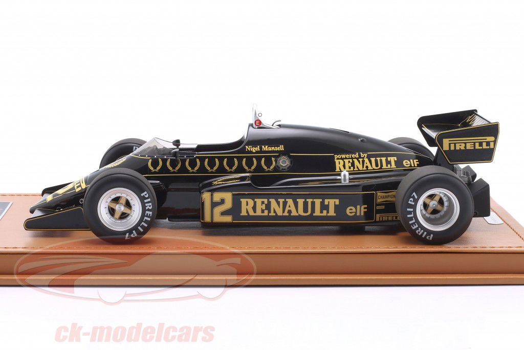 Nigel Mansell Lotus 94T #12 4th britannico GP formula 1 1983 1:18 Tecnomodel