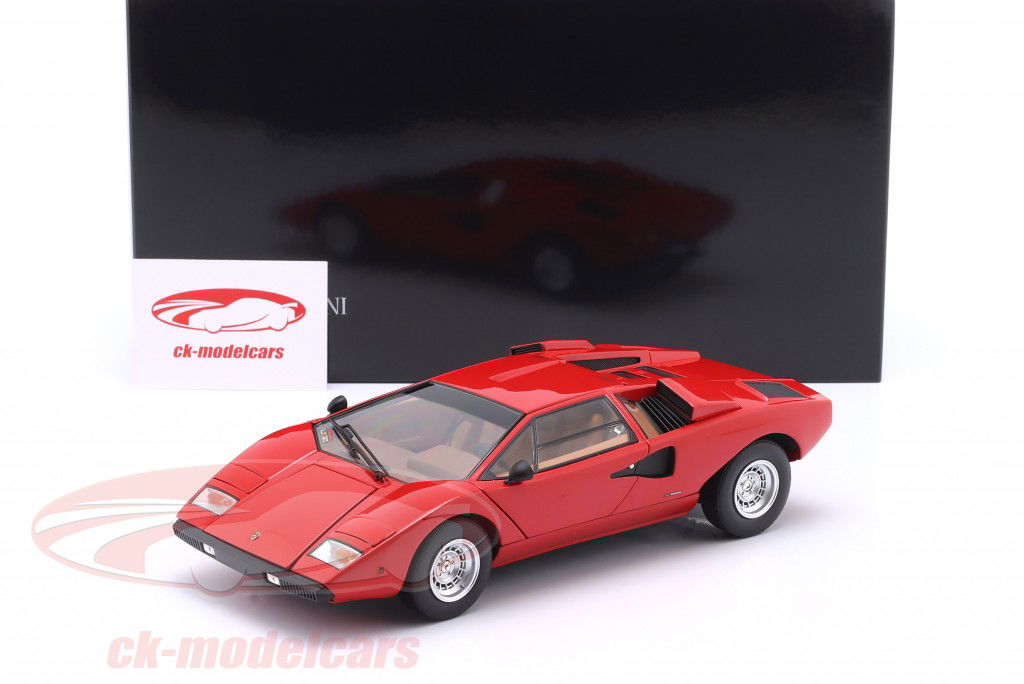 Lamborghini Countach LP 400 Année de construction 1974 rouge 1:18 Kyosho