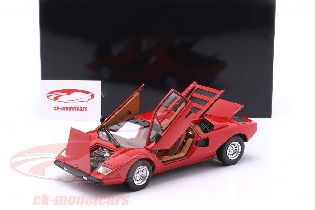 Lamborghini Countach LP 400 建造年份 1974 红色的 1:18 Kyosho