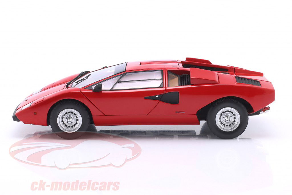 Lamborghini Countach LP 400 Byggeår 1974 rød 1:18 Kyosho