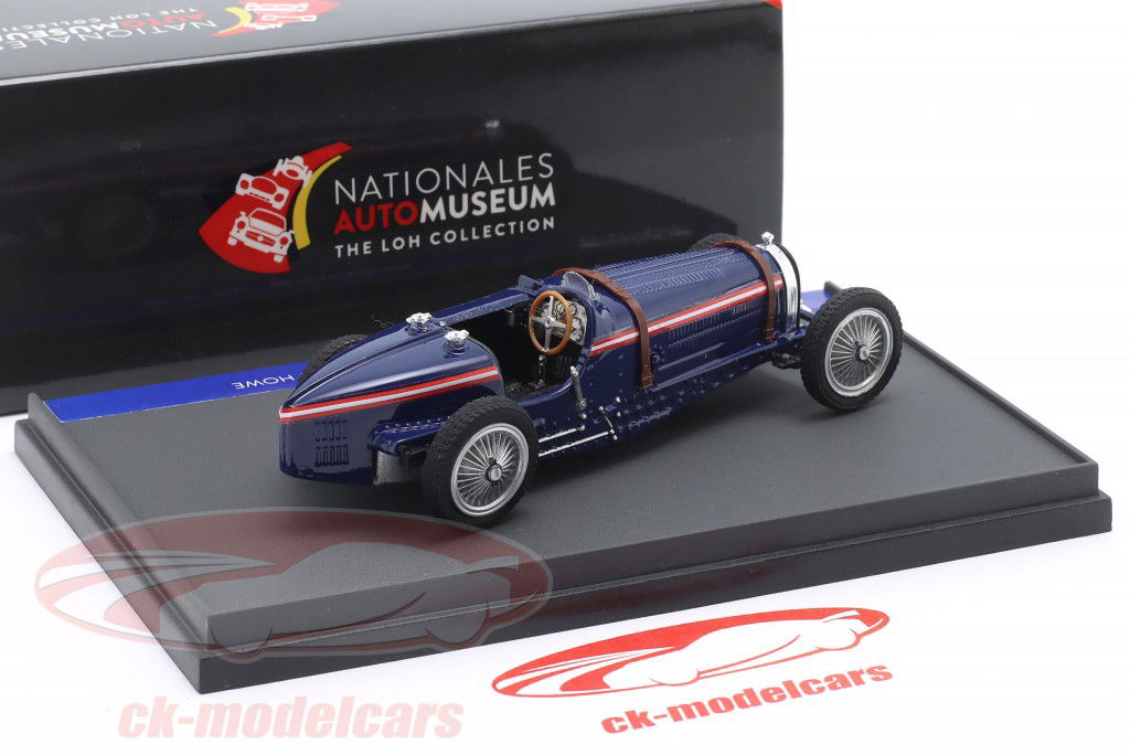 Bugatti Type 59 Earl Howe blau 1:43 Brumm