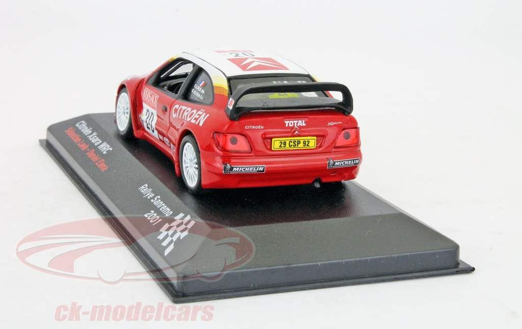Ixo 1:43 Citroen Xsara WRC #20 Rally Sanremo 2001 Loeb
