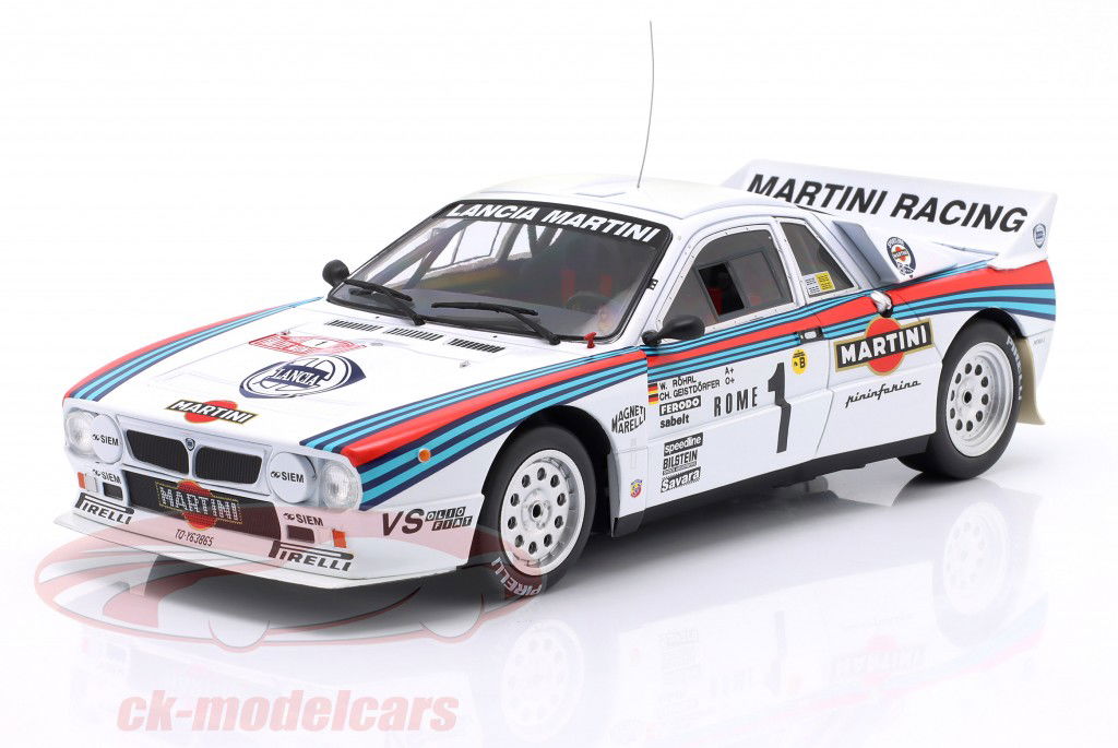 Lancia 037 #1 победитель Rallye Monte Carlo 1983 Röhrl, Geistdörfer 1:18 WERK83
