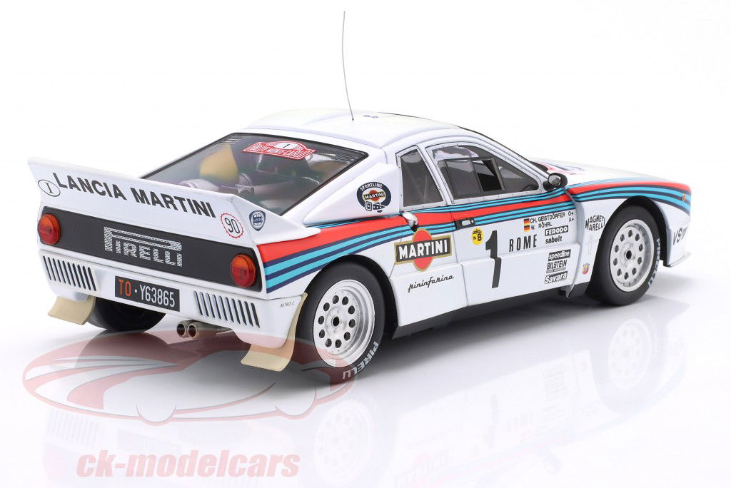 Lancia 037 #1 Winner Rallye Monte Carlo 1983 Röhrl, Geistdörfer 1:18 WERK83