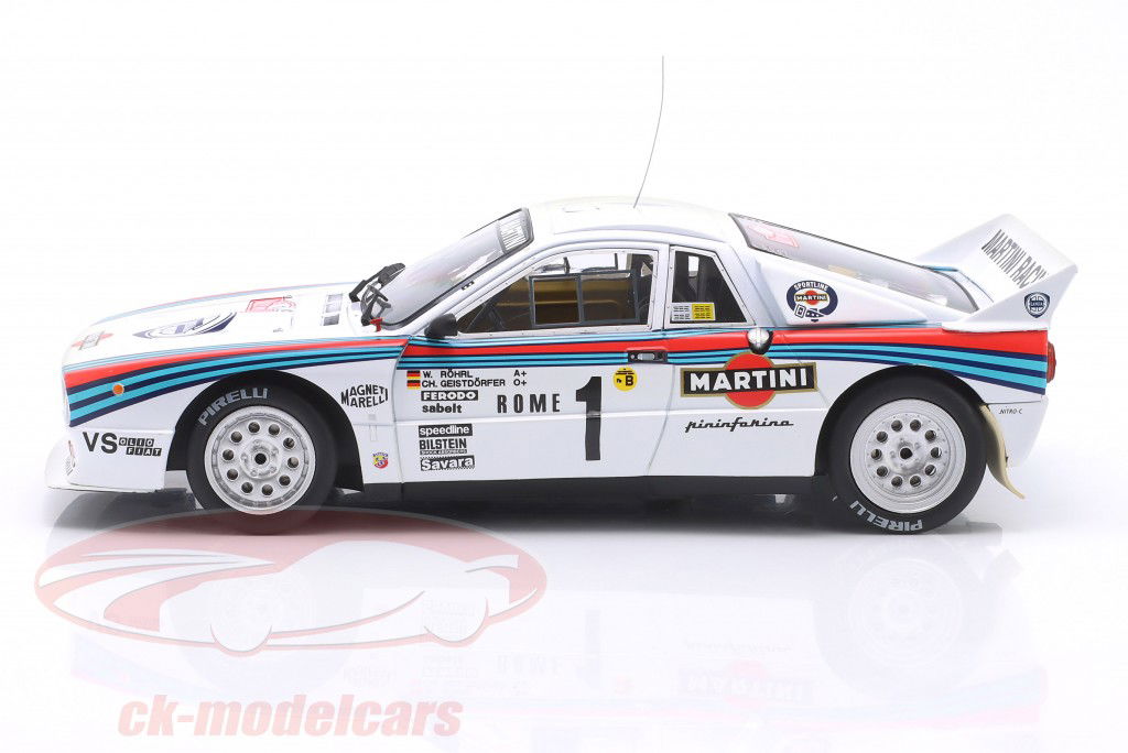 Lancia 037 #1 Winner Rallye Monte Carlo 1983 Röhrl, Geistdörfer 1:18 WERK83