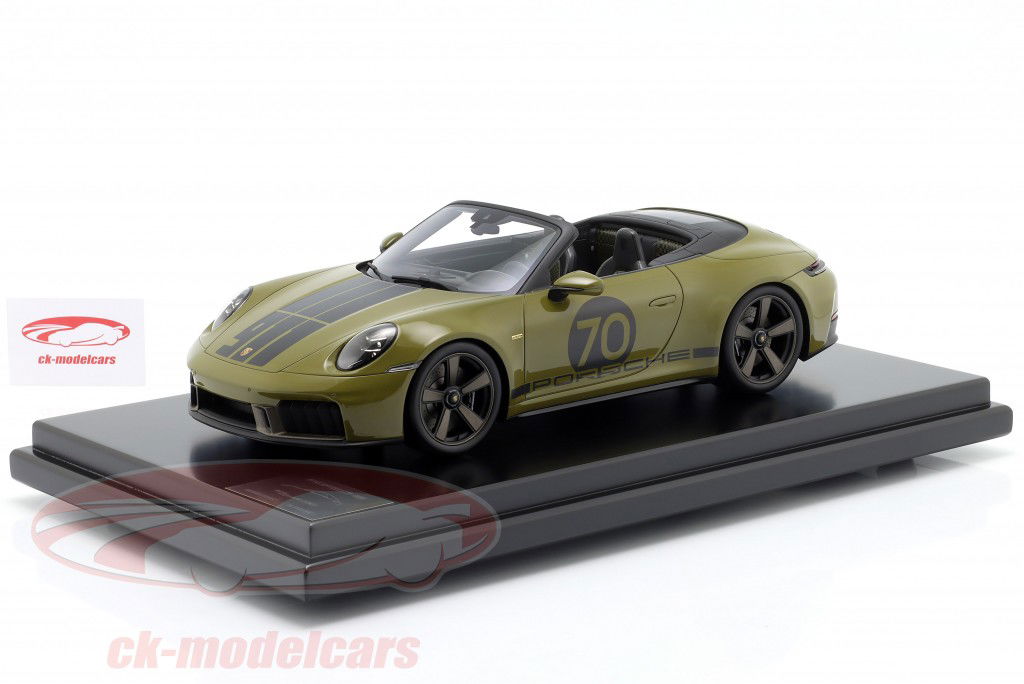 Porsche 911 (992.2) Spirit 70 Année de construction 2025 olive neo 1:12 Spark