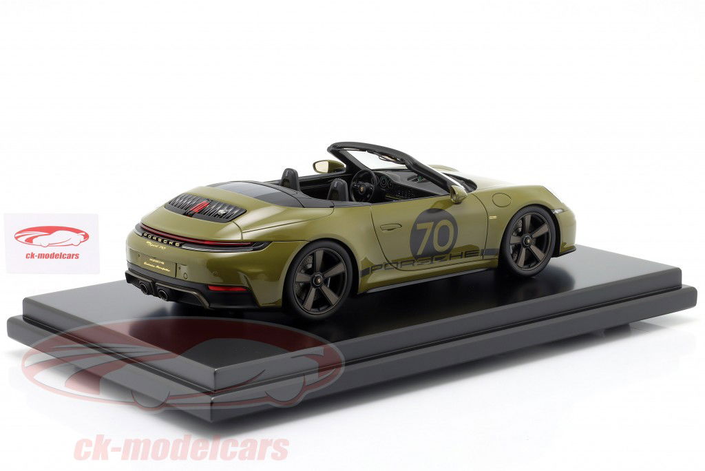 Porsche 911 (992.2) Spirit 70 Année de construction 2025 olive neo 1:12 Spark