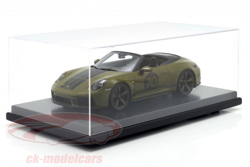 Porsche 911 (992.2) Spirit 70 Année de construction 2025 olive neo 1:12 Spark