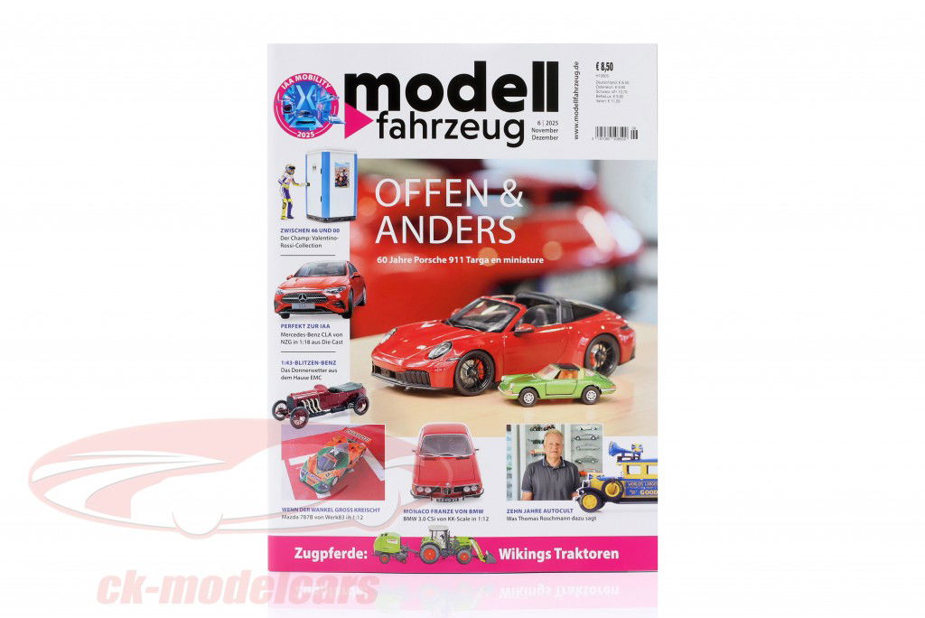 rivista MODELLFAHRZEUG Edizione novembre / Dicembre - NO. 6 / 2025