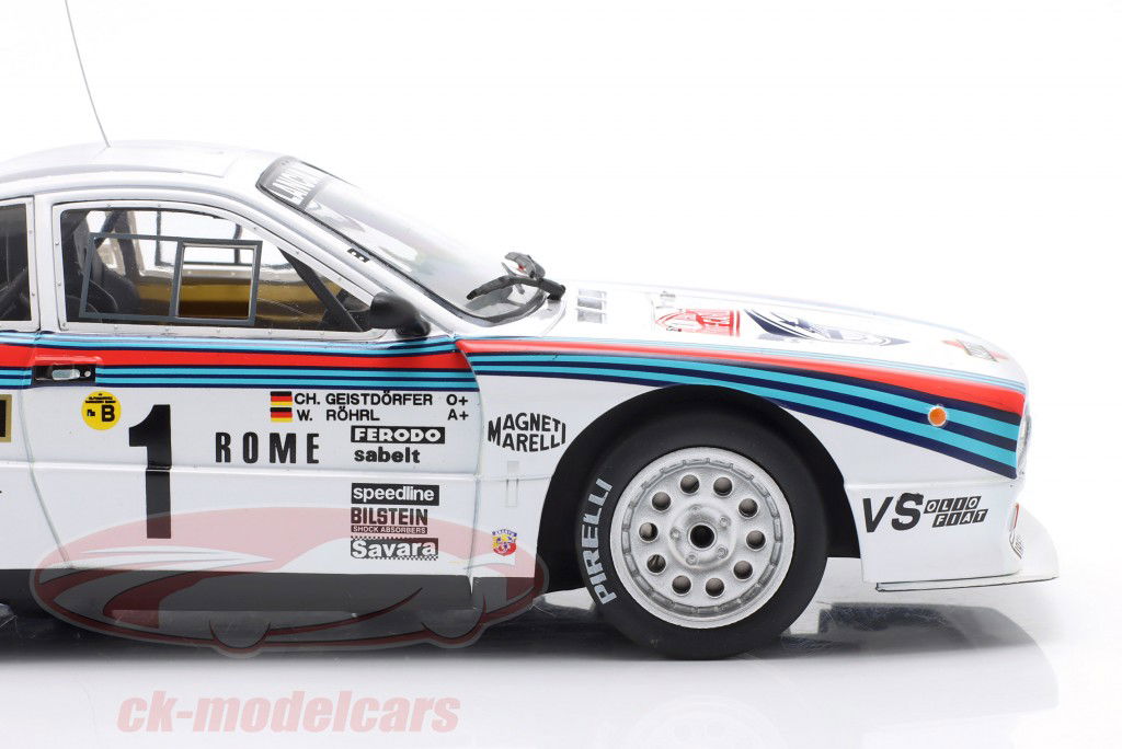Lancia 037 #1 vinder Rallye Monte Carlo 1983 Röhrl, Geistdörfer 1:18 WERK83