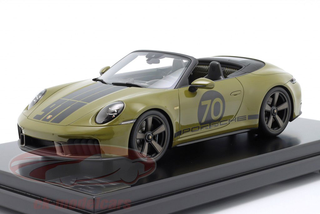 Porsche 911 (992.2) Spirit 70 Année de construction 2025 olive neo 1:12 Spark
