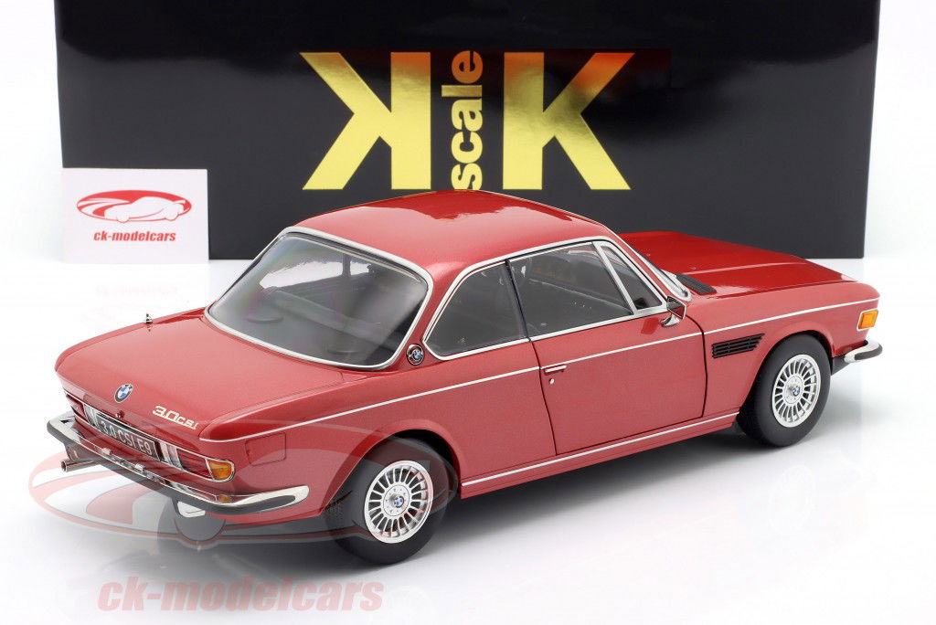 BMW 3.0 CSi (E9) 和 Alpina轮圈 建造年份 1971 红色的 金属 1:12 KK-Scale