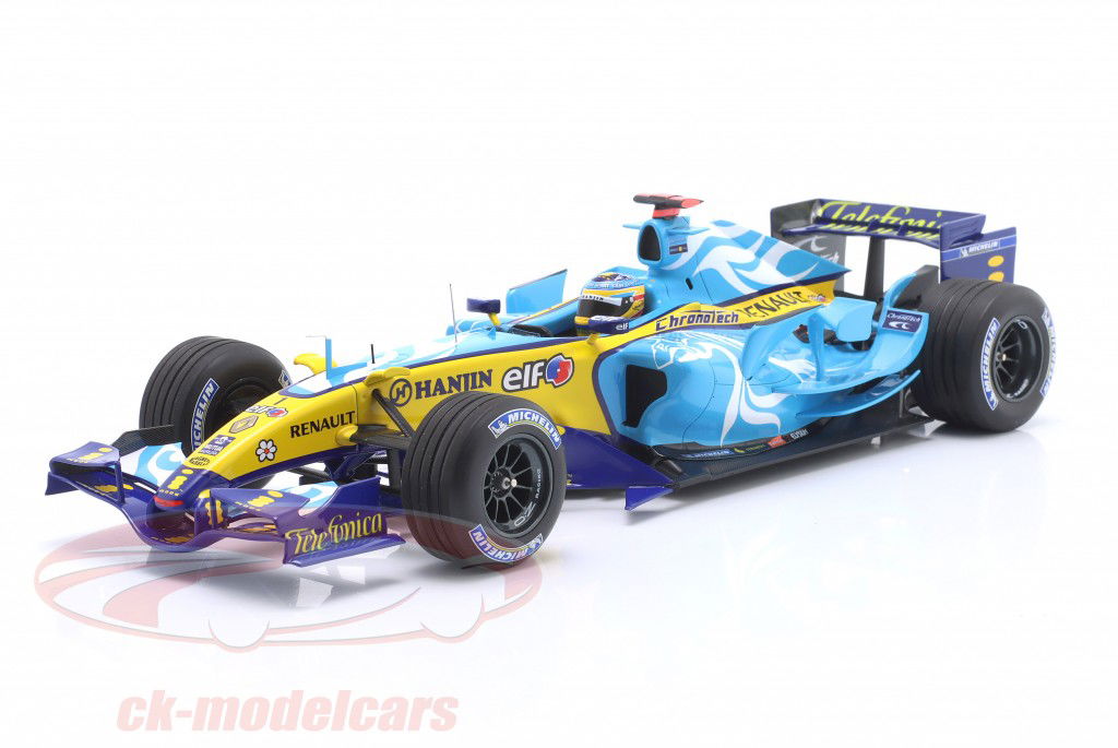 Fernando Alonso Renault R26 #1 Winner British GP Formula 1 World Champion 2006 1:18 Minichamps