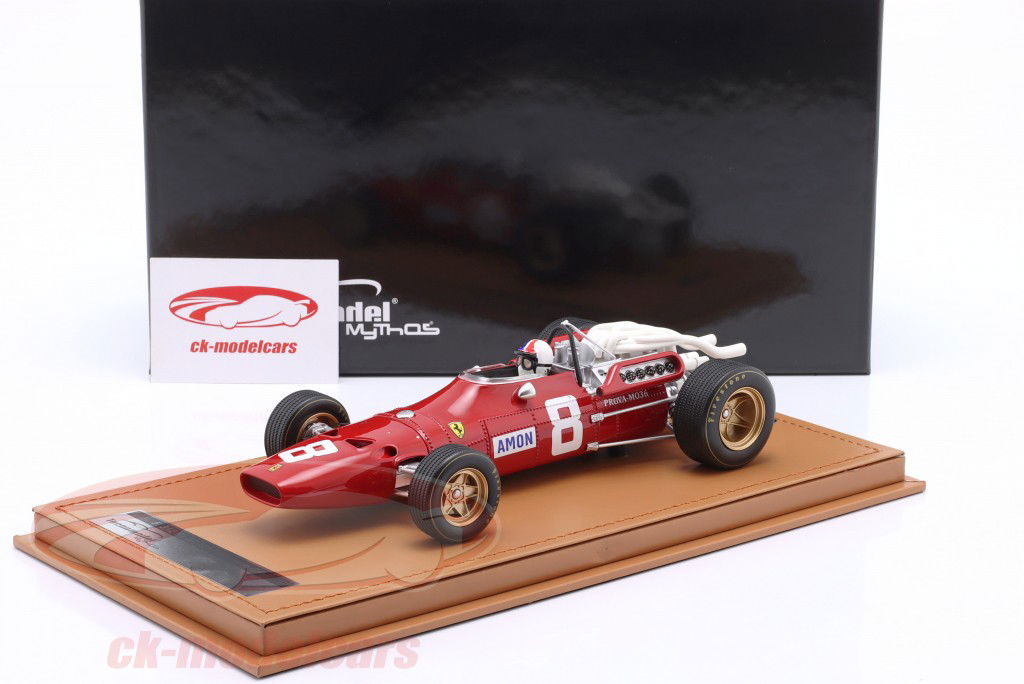 Chris Amon Ferrari 312 #8 3rd Duitsland GP formule 1 1967 1:18 Tecnomodel