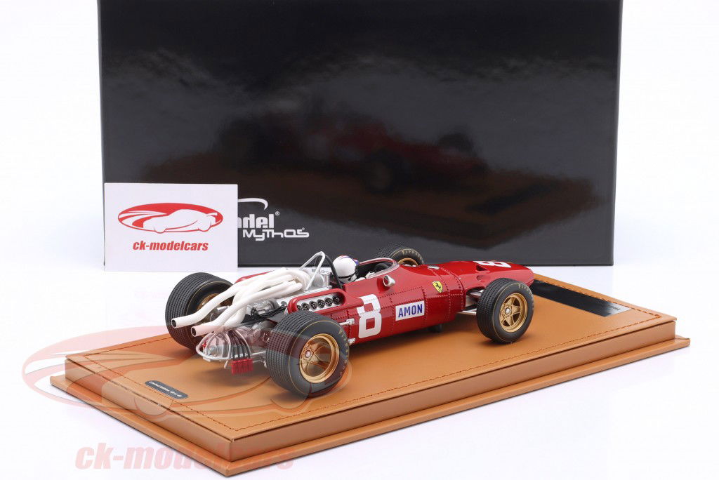 Chris Amon Ferrari 312 #8 3rd Duitsland GP formule 1 1967 1:18 Tecnomodel