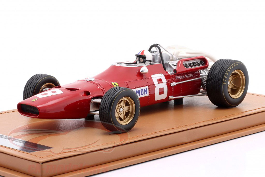 Chris Amon Ferrari 312 #8 3rd Tyskland GP formel 1 1967 1:18 Tecnomodel