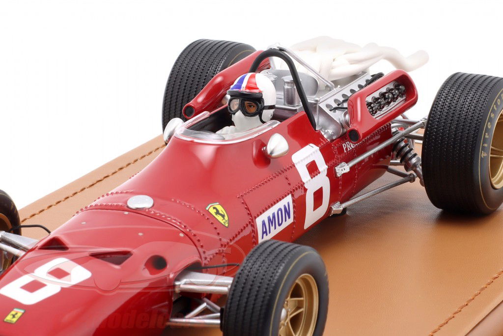 Chris Amon Ferrari 312 #8 3rd Allemagne GP formule 1 1967 1:18 Tecnomodel