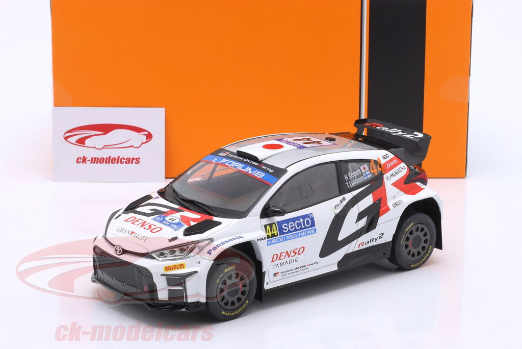 Toyota GR Yaris Rally2 #44 rally Finland 2024 Kogure, Luhtinen 1:18 Ixo