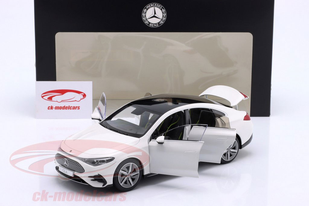 Mercedes-Benz CLA-Klasse Byggeår 2025 polarhvid 1:18 NZG