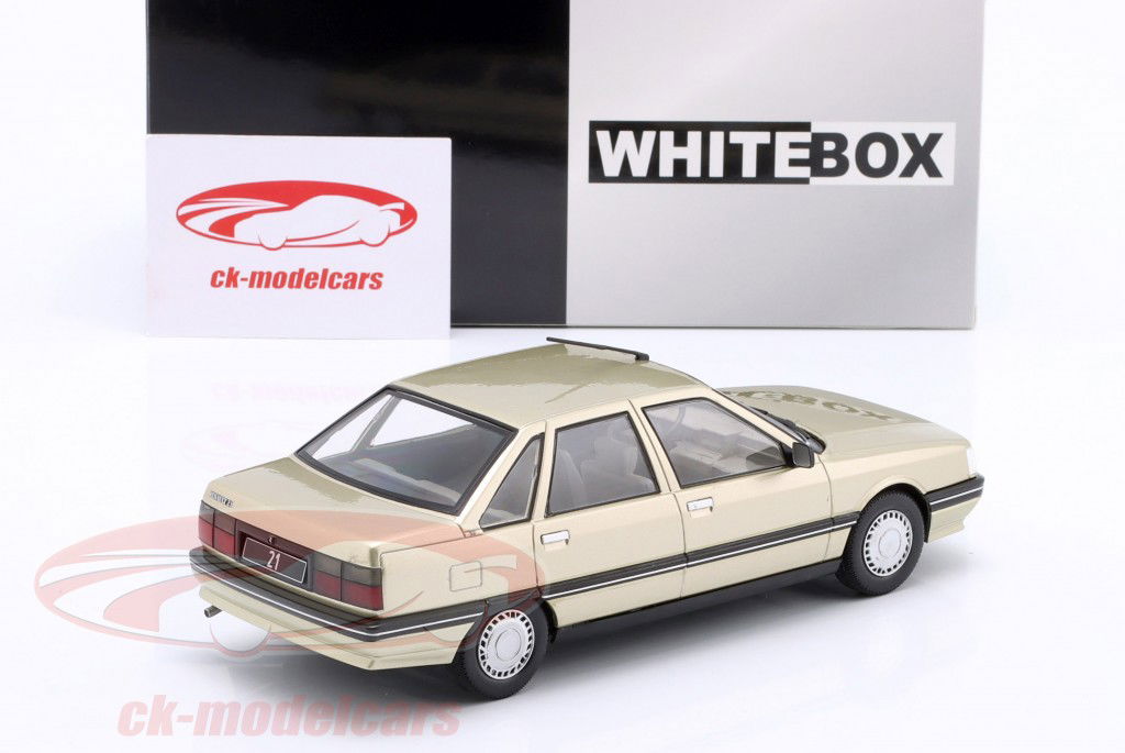Renault 21 Ano de construção 1986 bege 1:24 WhiteBox