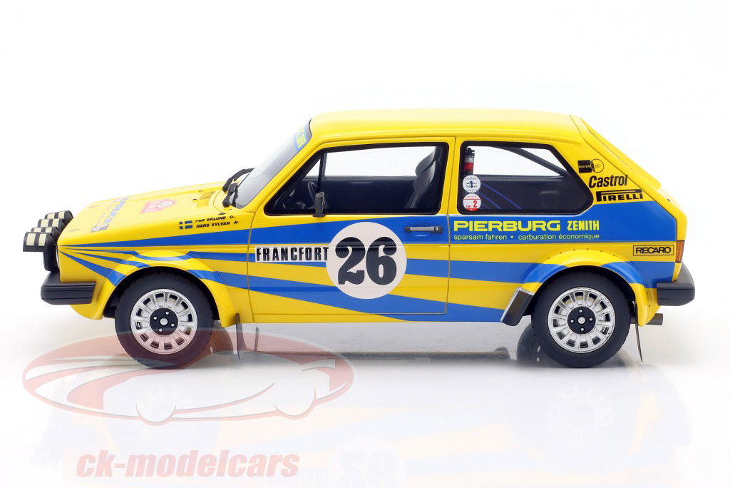 Volkswagen VW Golf GTI MK1 #26 5th Rallye Monte Carlo 1980 Eklund, Sylvan 1:18 OttOmobile