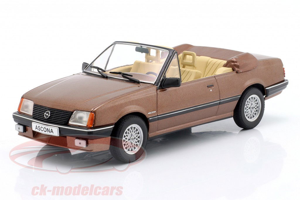 Opel Ascona C Carbriolet 建設年 1985 メタリック 茶色 1:24 WhiteBox