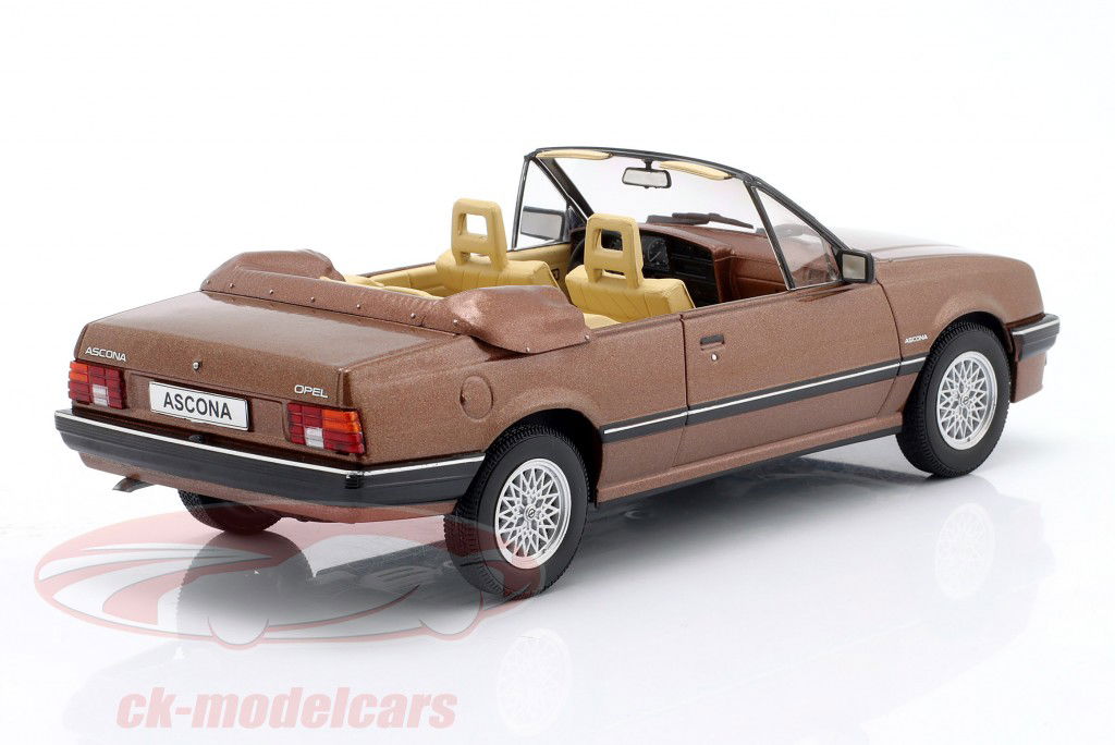 Opel Ascona C Carbriolet 建設年 1985 メタリック 茶色 1:24 WhiteBox