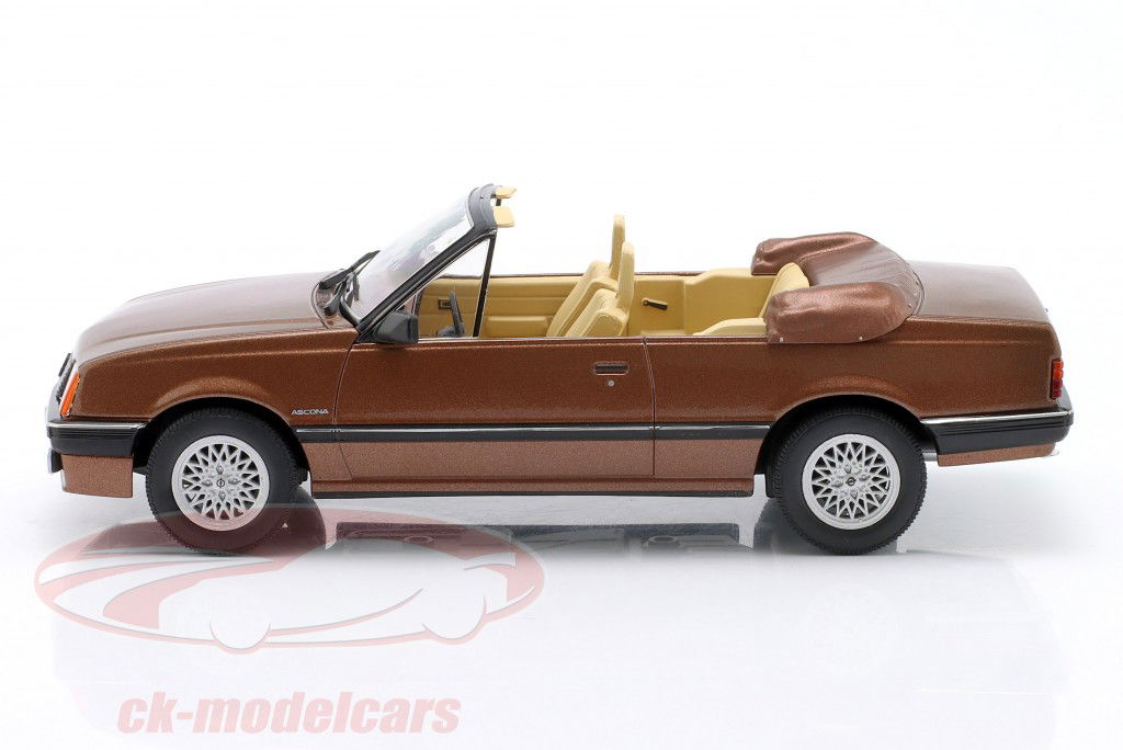 Opel Ascona C Carbriolet Año de construcción 1985 metálico marrón 1:24 WhiteBox