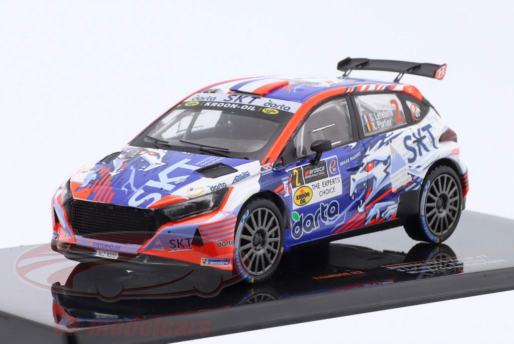 Hyundai i20 N Rallye2 #2 gagnant rallier Ypres 2024 Lefebvre, Portier 1:43 Ixo