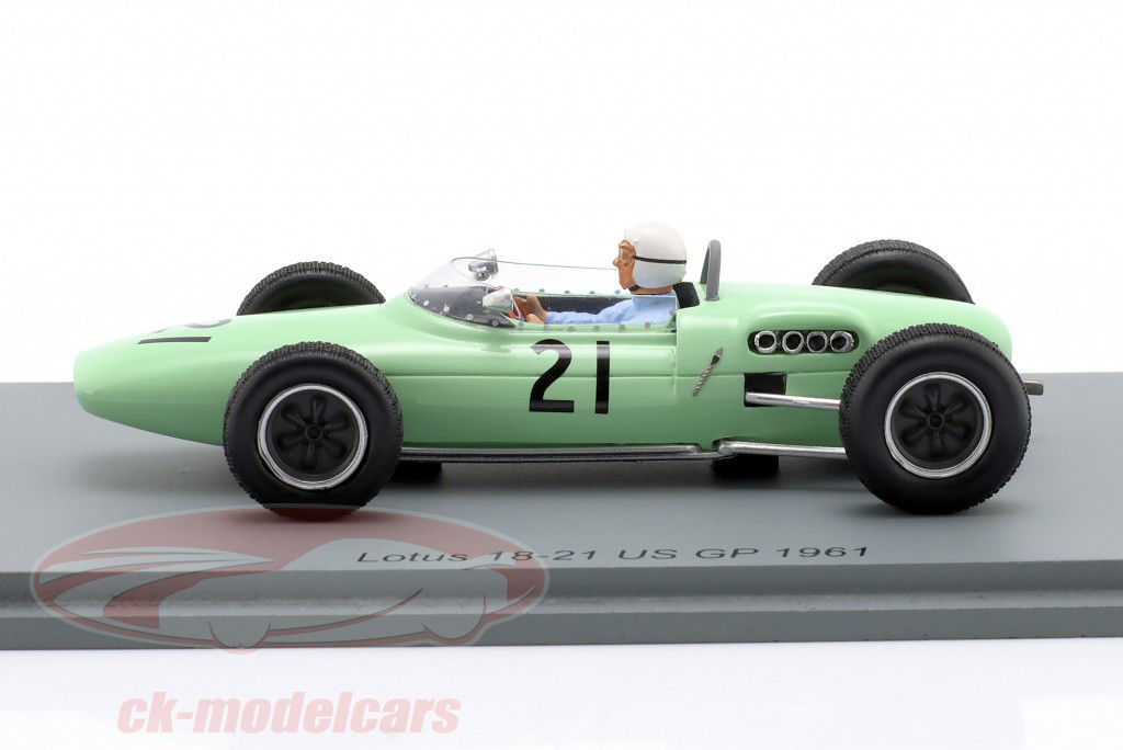 Olivier Gendebien Lotus 18/21 #21 EUA GP fórmula 1 1961 1:43 Spark
