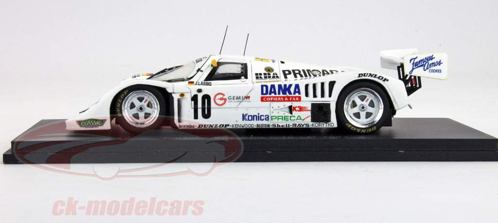 CK6保时捷962＃10勒芒24小时1993透明/ LAVAGGI /泰勒1:43的星火