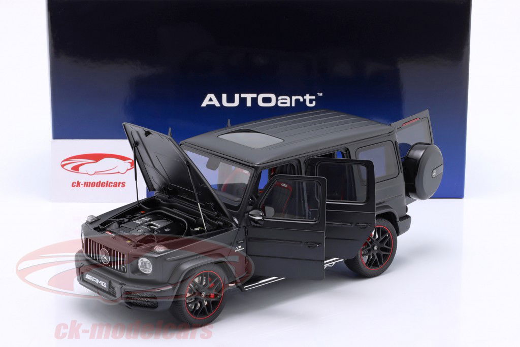 Mercedes-Benz AMG G63 Byggeår 2019 nat sort metallisk 1:18 AUTOart