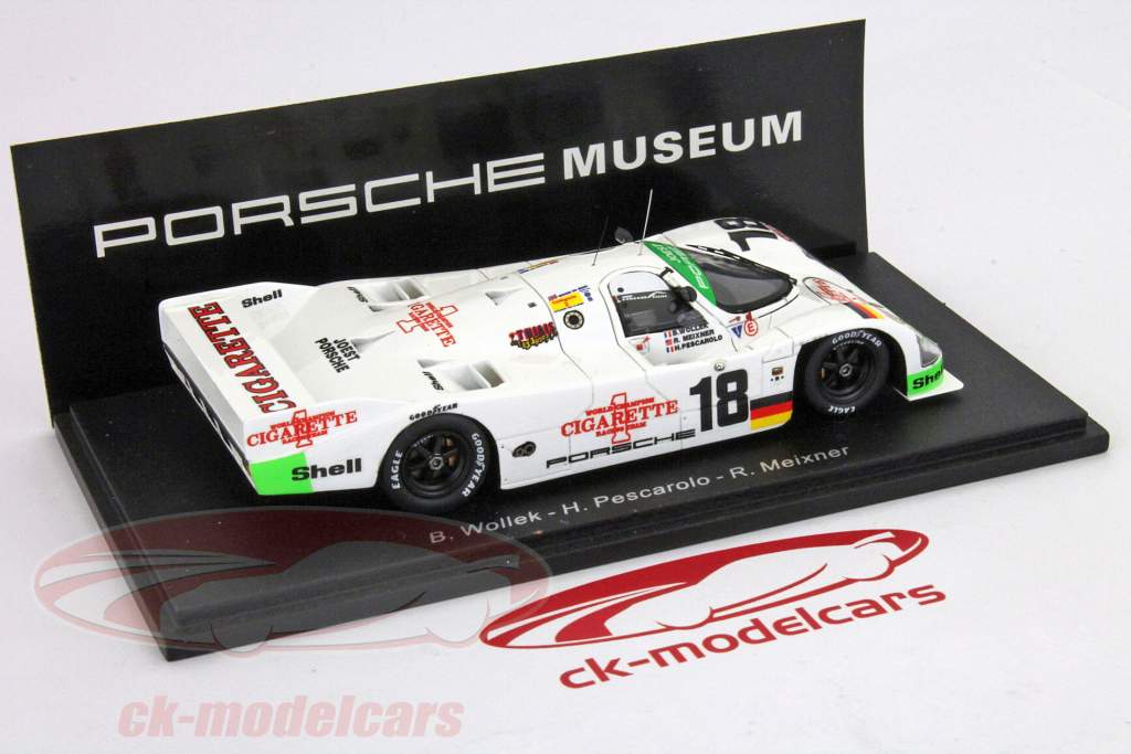 保时捷962 C＃的18第九24小时勒芒1993 Wollek /帕斯卡罗罗/ Meixner 1:43星火