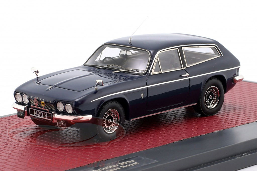 Reliant Scimitar SE5a GTE Ano de construção 1971 "HRH Anne The Princess Royal" azul 1:43 Matrix