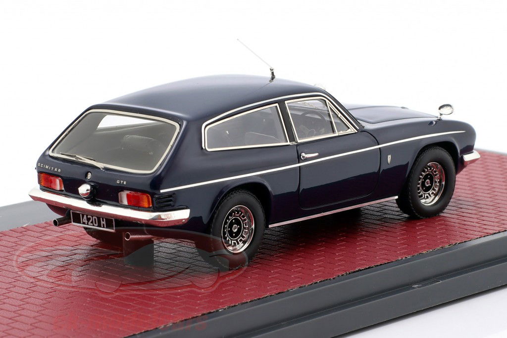 Reliant Scimitar SE5a GTE Byggeår 1971 "HRH Anne The Princess Royal" blå 1:43 Matrix