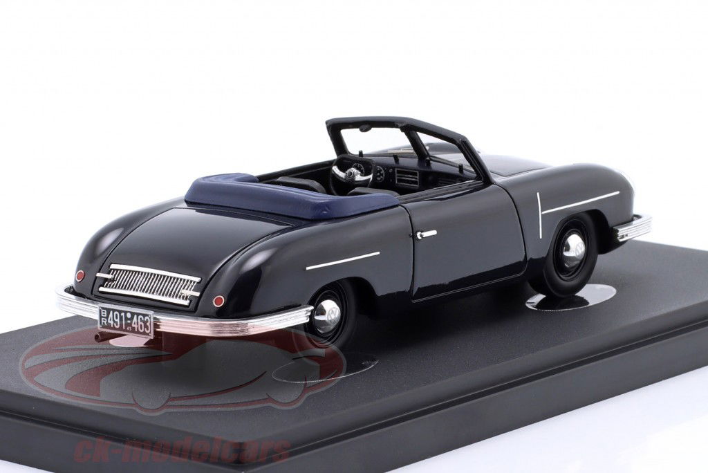 Drews VW 运动型敞篷车 建造年份 1949 黑色的 1:43 AutoCult