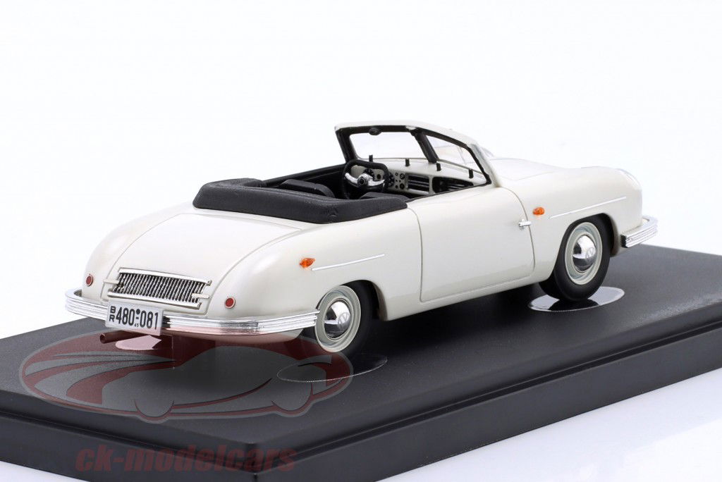 Drews VW Sports convertible year 1949 white 1:43 AutoCult