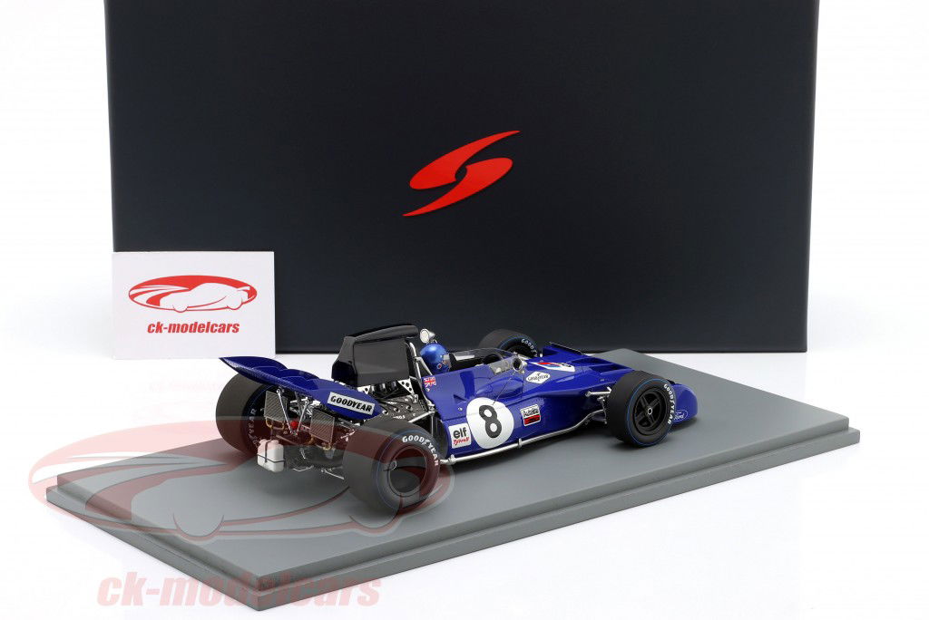 Patrick Depailler Tyrrell 004 #8 Français GP formule 1 1972 1:18 Spark