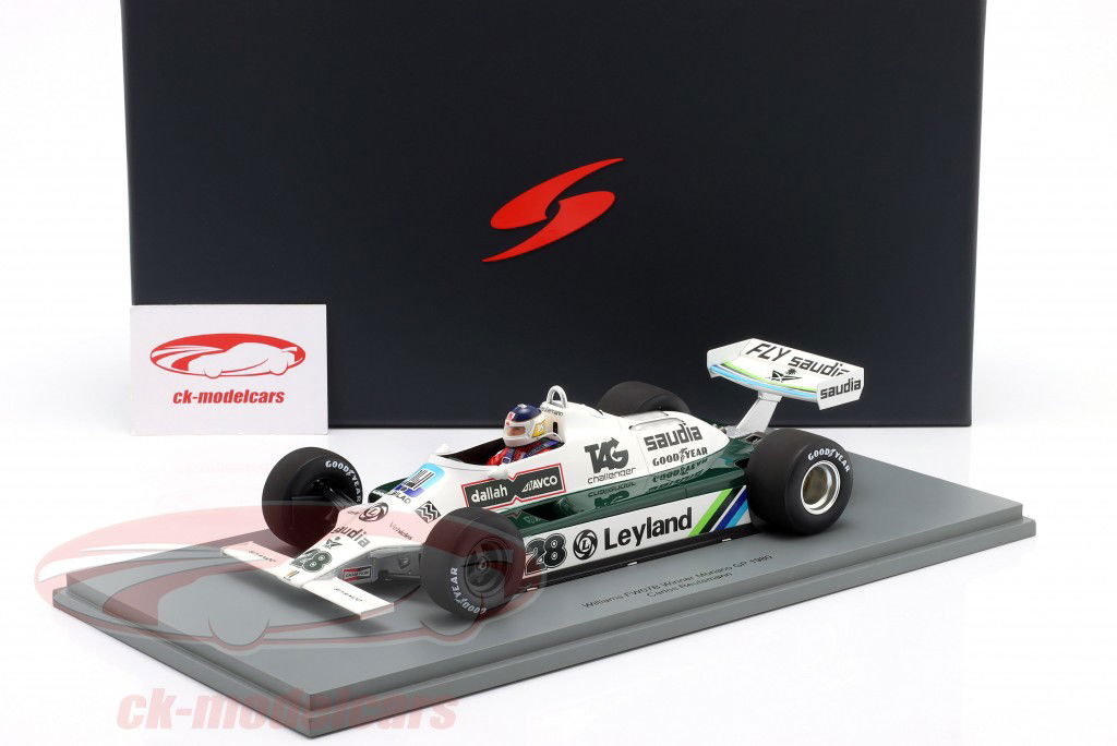 Carlos Reutemann Williams FW07B #28 勝者 Monaco GP 式 1 1980 1:18 Spark