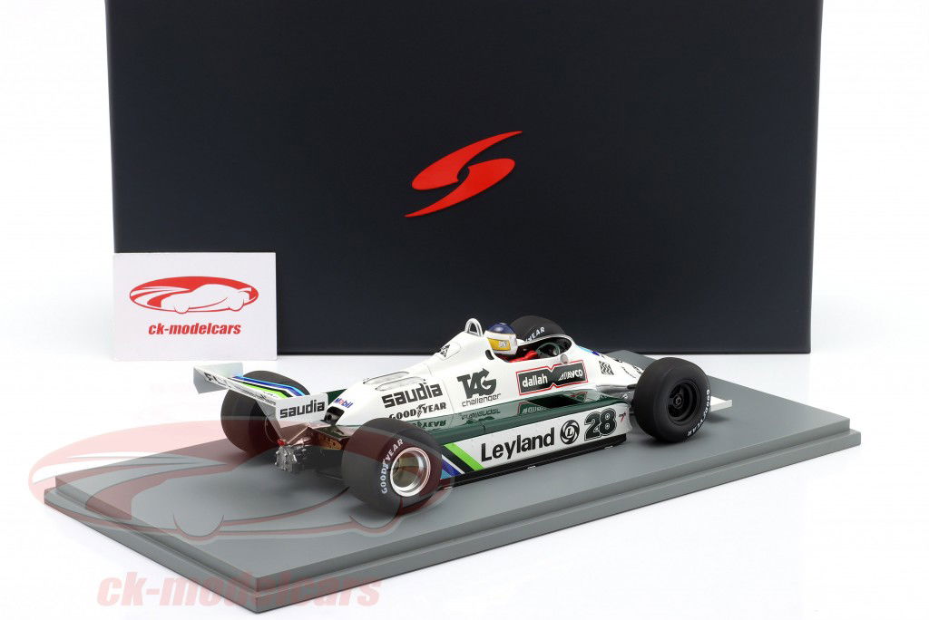 Carlos Reutemann Williams FW07B #28 勝者 Monaco GP 式 1 1980 1:18 Spark