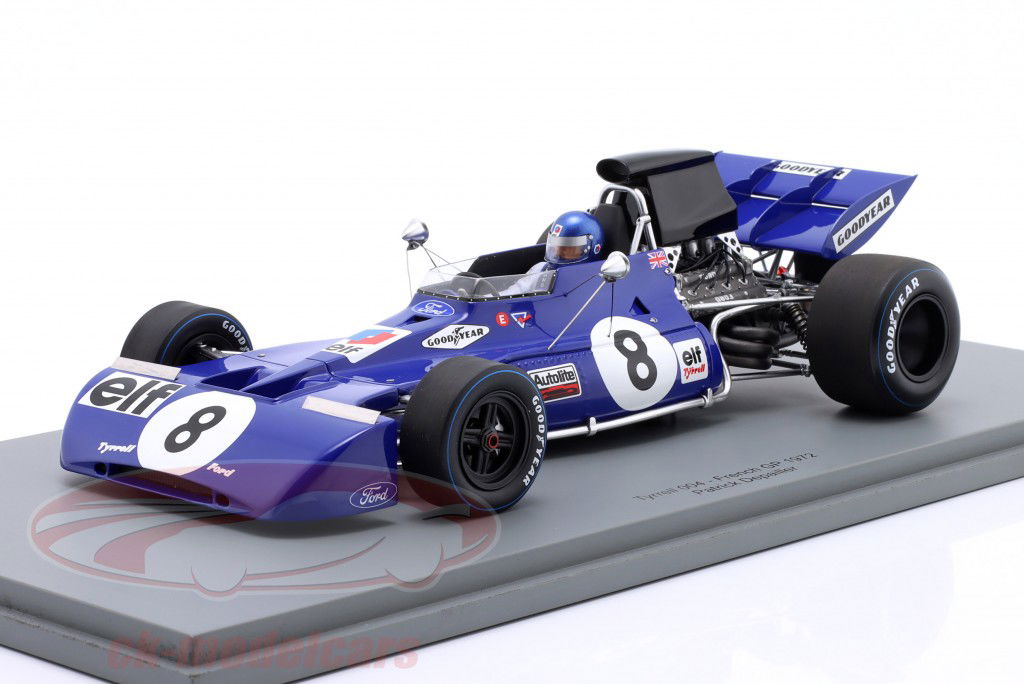 Patrick Depailler Tyrrell 004 #8 French GP Formula 1 1972 1:18 Spark