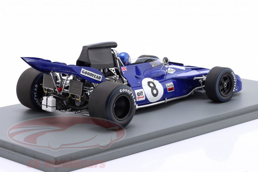 Patrick Depailler Tyrrell 004 #8 Français GP formule 1 1972 1:18 Spark