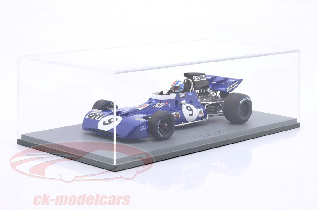 Francois Cevert Tyrrell 002 #9 Winner USA GP Formula 1 1971 1:18 Spark