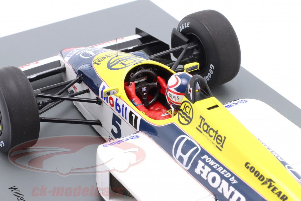 Nigel Mansell Williams FW11 #5 Winner British GP Formula 1 1986 1:18 Spark