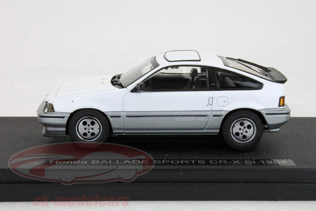 Ebbro 1:43 Honda Ballade Sports CR-X Si 1984 white 44373