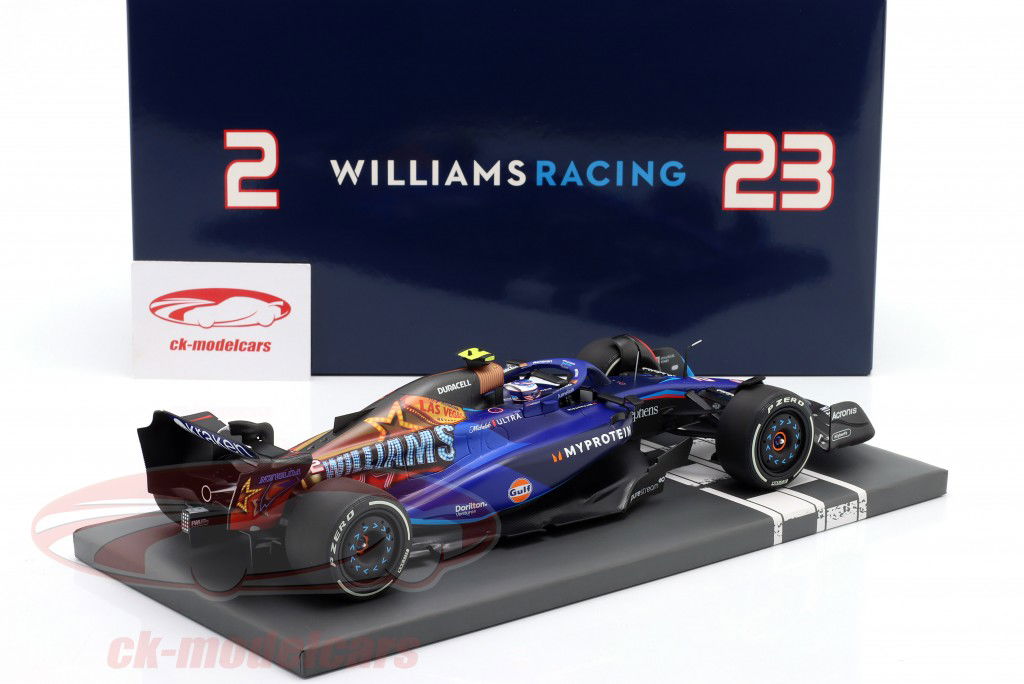 Logan Sargeant Williams FW45 #2 Las Vegas GP formula 1 2023 1:18 Minichamps