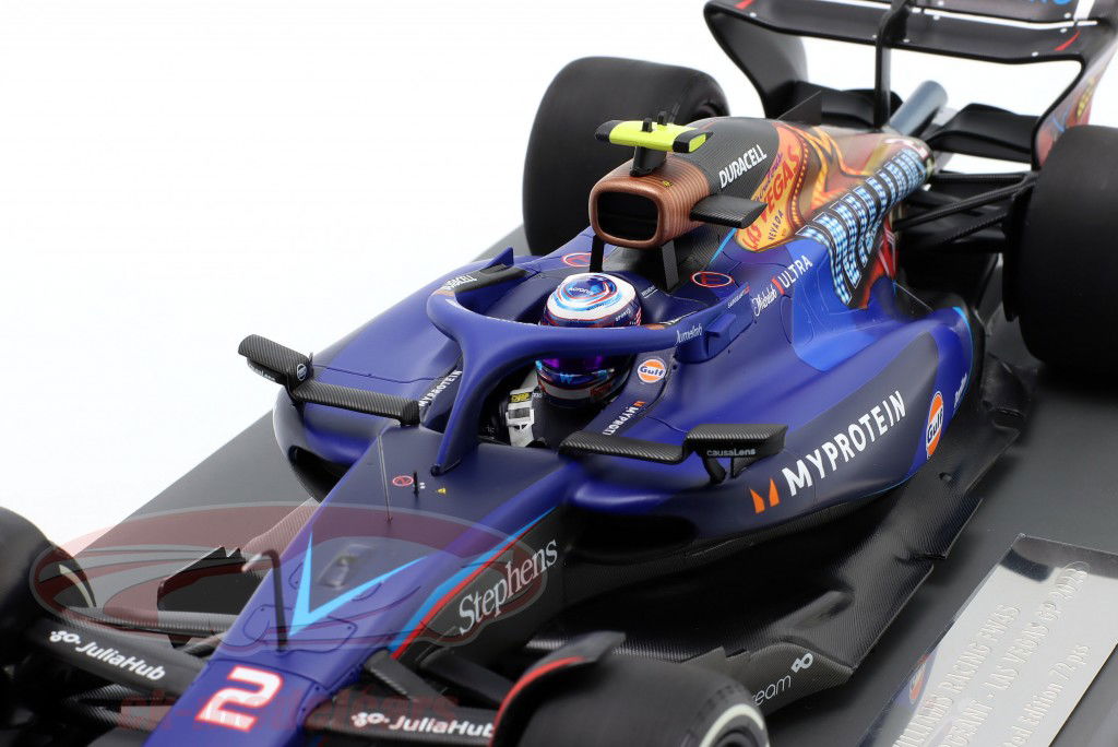 Logan Sargeant Williams FW45 #2 Las Vegas GP formula 1 2023 1:18 Minichamps