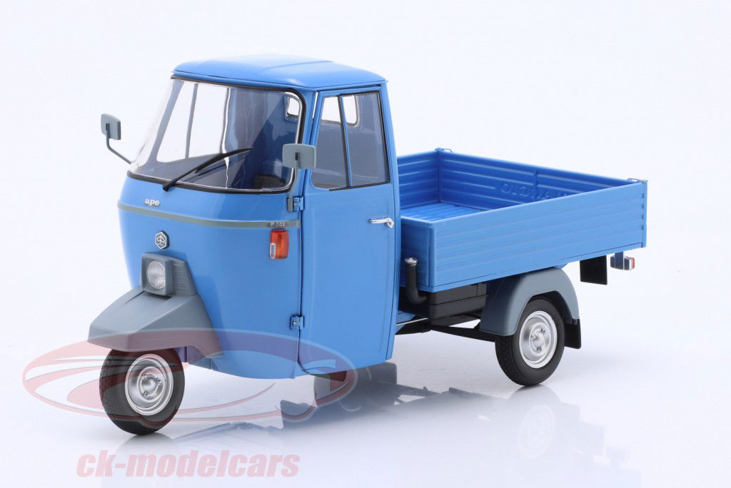 Piaggio Ape P501 Pick-Up Bouwjaar 1979 blauw 1:18 MITICA