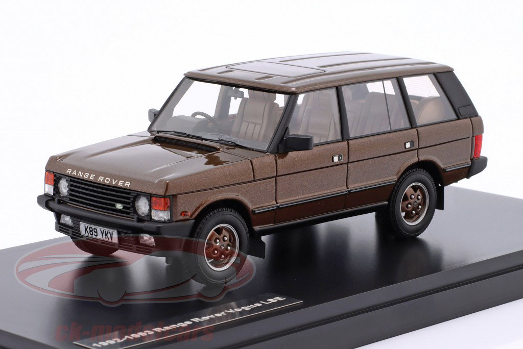 Range Rover Vogue LSE Année de construction 1992 brun métallique 1:43 Matrix